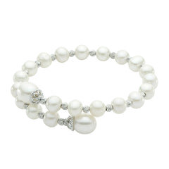 Parkplace Pearls Sterling Silver Freshwater Pearl Bracelet 633763/FW-RH