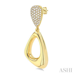 ASHI Drop Diamond Fashion Earrings 633G0PPFGERYG-1.15