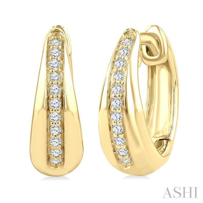 ASHI Bold Diamond Fashion Hoop Earrings 633J8PPTGERYG