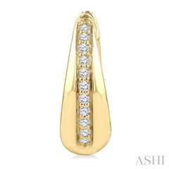 ASHI Bold Diamond Fashion Hoop Earrings 633J8PPTGERYG