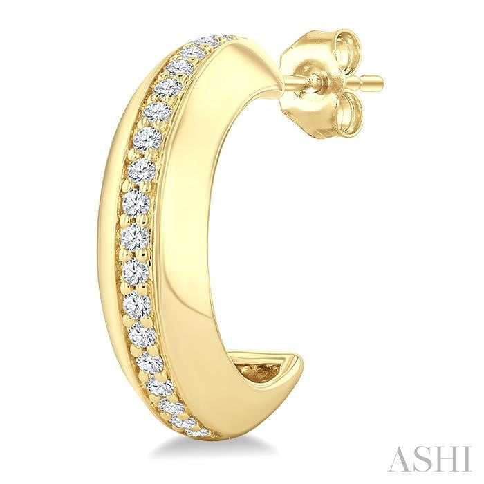 ASHI Bold Diamond Fashion Half Hoop Earrings 634J8PPTGERYG