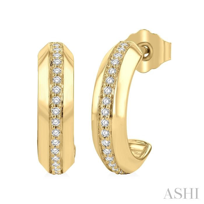 ASHI Bold Diamond Fashion Half Hoop Earrings 634J8PPTGERYG