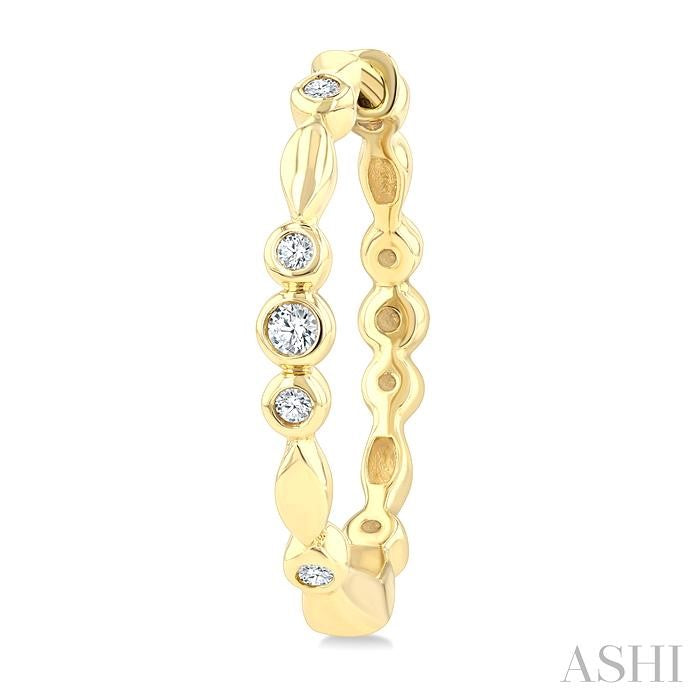 ASHI Diamond Fashion Hoop Earrings 635H8PPTGERYG