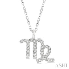 ASHI Virgo Zodiac Diamond Pendant 635Y8PPFSPDWG-VIRG