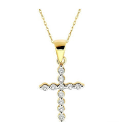 Parkplace Jewelers Cross Petite Diamond Pendant 95238PPTXPD