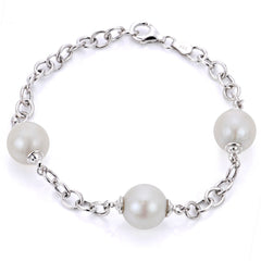 Parkplace Pearls Sterling Silver Freshwater Pearl Bracelet 636143/FW