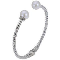 Parkplace Pearls Sterling Silver Freshwater Pearl Bracelet 636916/FW-DIA-7