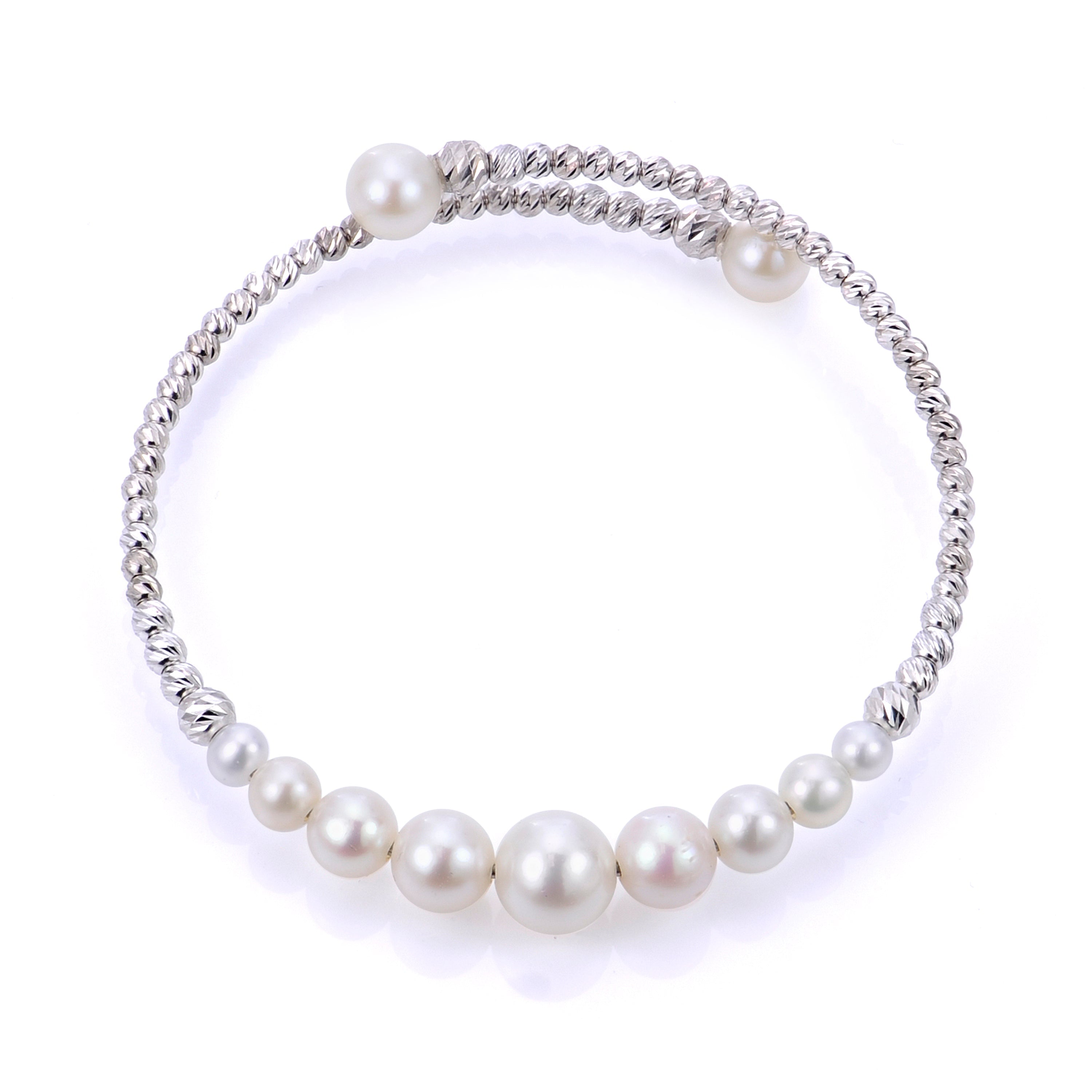 Parkplace Pearls Sterling Silver Freshwater Pearl Bracelet 636990/FW
