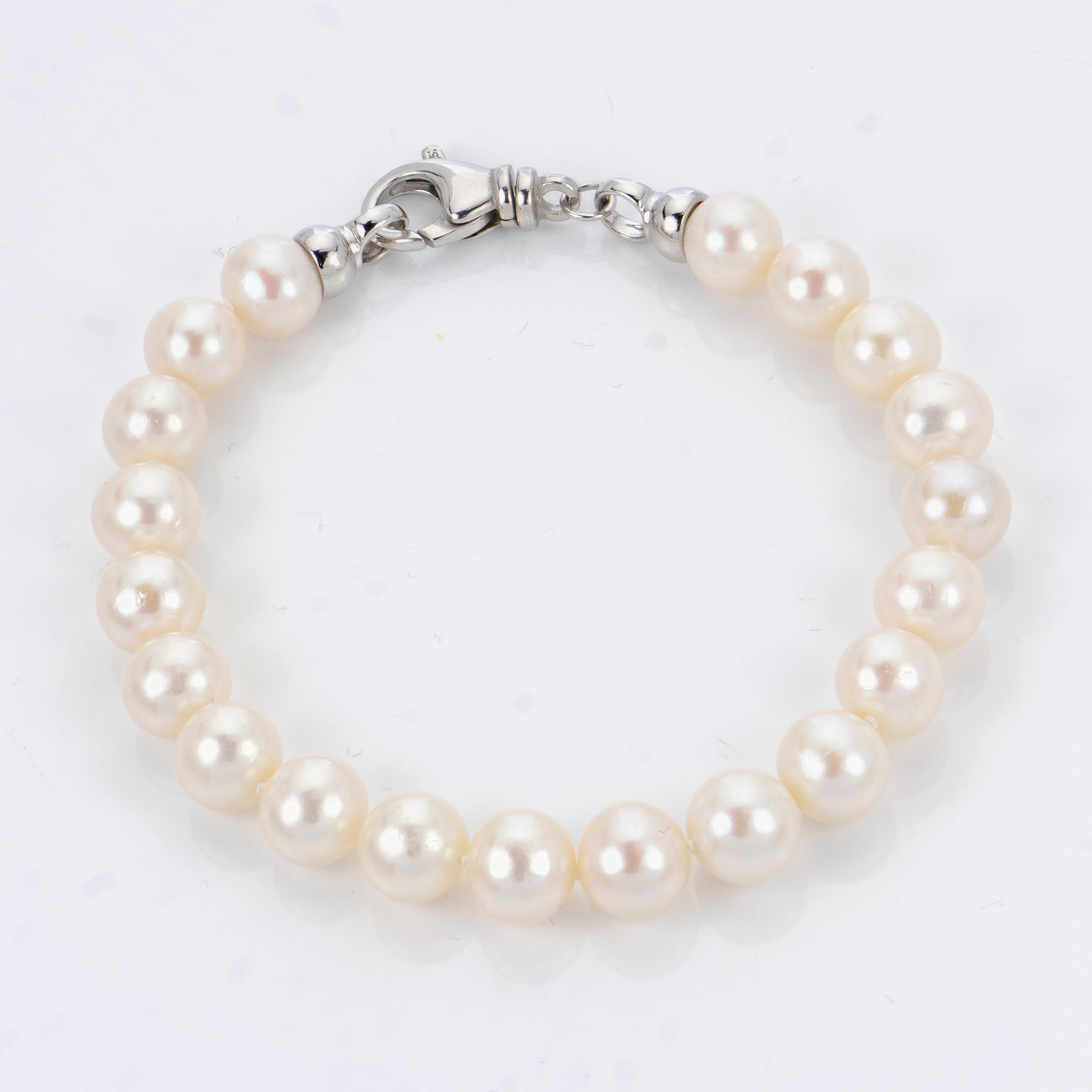 Parkplace Pearls Sterling Silver Freshwater Pearl Bracelet 639587/FW