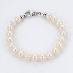 Parkplace Pearls Sterling Silver Freshwater Pearl Bracelet 639587/FW
