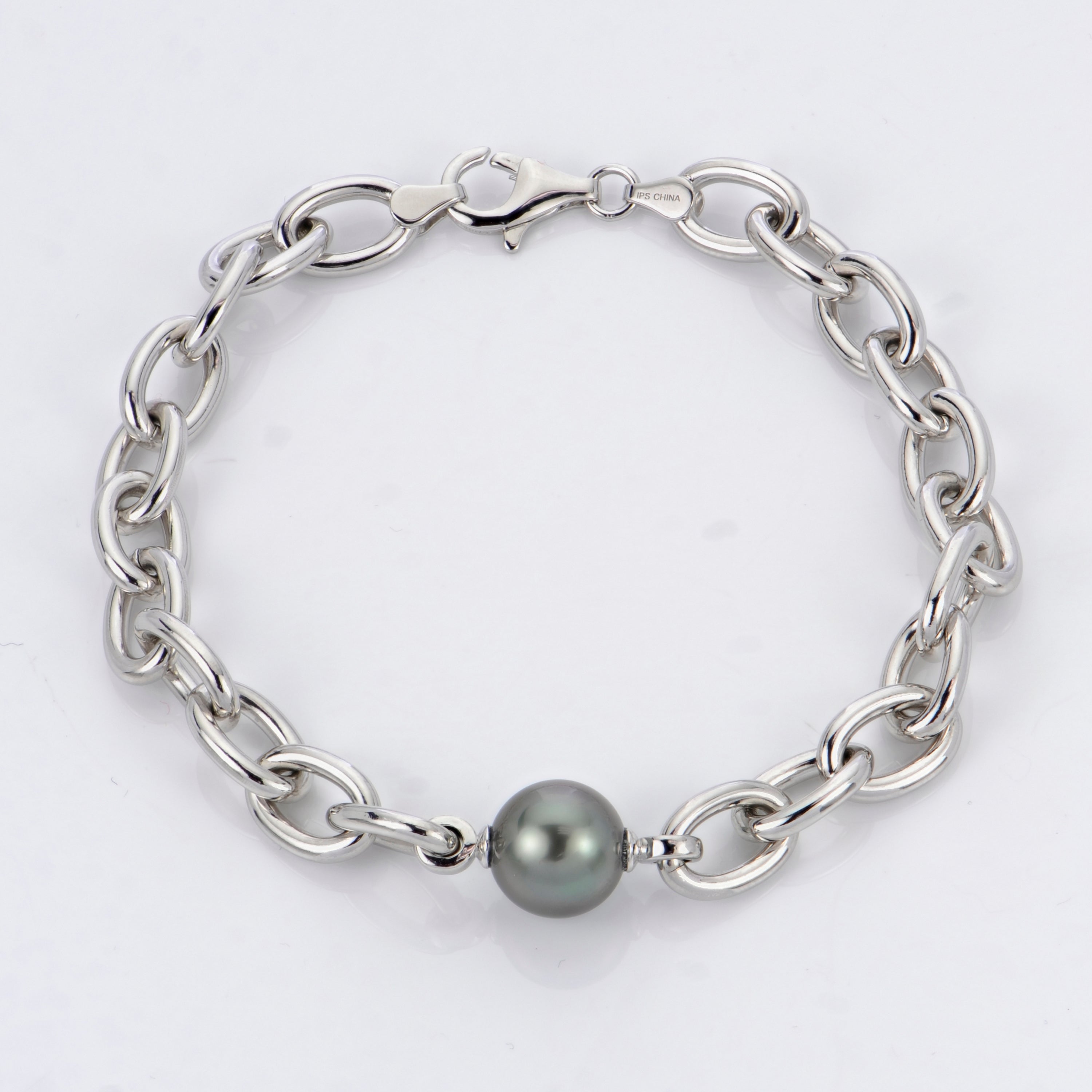 Parkplace Pearls Sterling Silver Tahitian Pearl Bracelet 639676/B