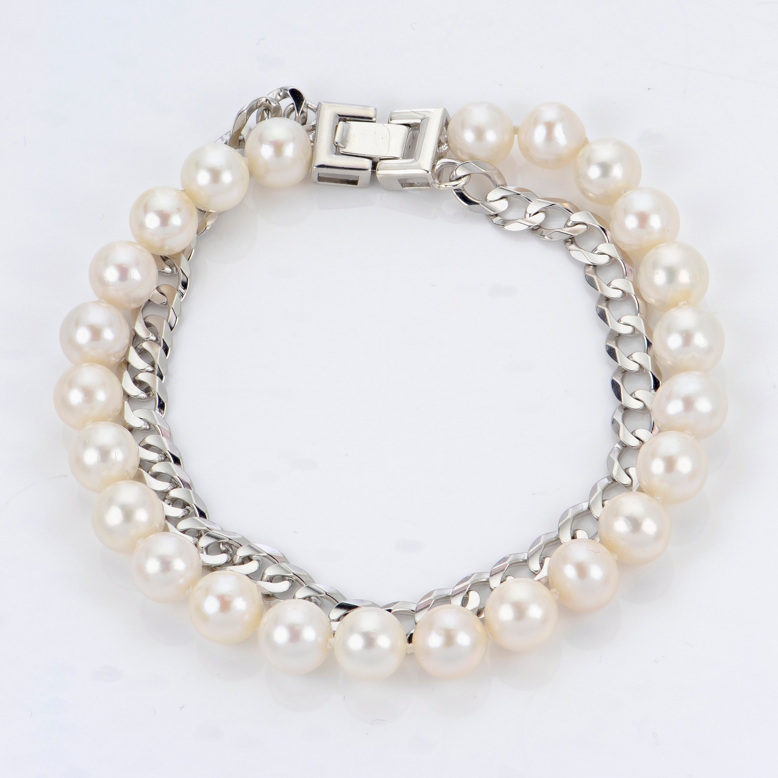 Parkplace Pearls Sterling Silver Freshwater Pearl Bracelet 639822/FW