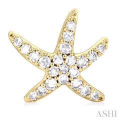 ASHI Starfish Petite Diamond Fashion Earrings 640Q7PPTSERYG