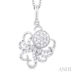 ASHI Octopus Petite Diamond Fashion Pendant 640S7PPTSPDWG