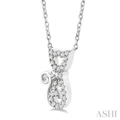 ASHI Cat Petite Diamond Fashion Pendant 640U8PPTSPDWG