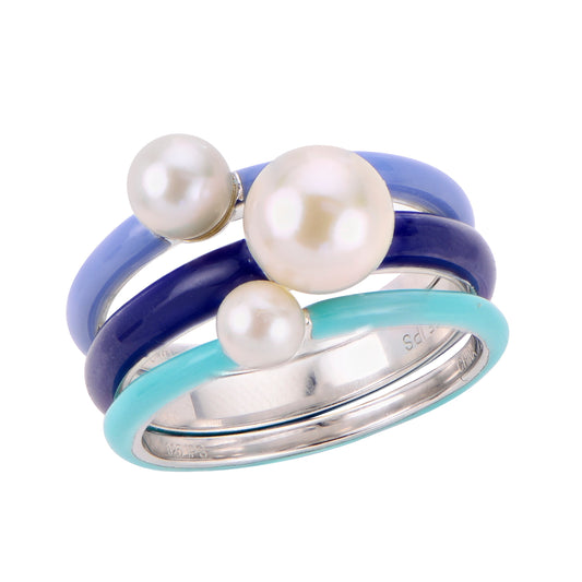 Parkplace Pearls Sterling Silver Freshwater Pearl Set 641237/FW