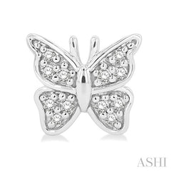 ASHI Butterfly Petite Diamond Fashion Earrings 641E8PPTSERWG