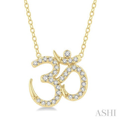 ASHI Om' Petite Diamond Fashion Pendant 641F8PPTSPDYG