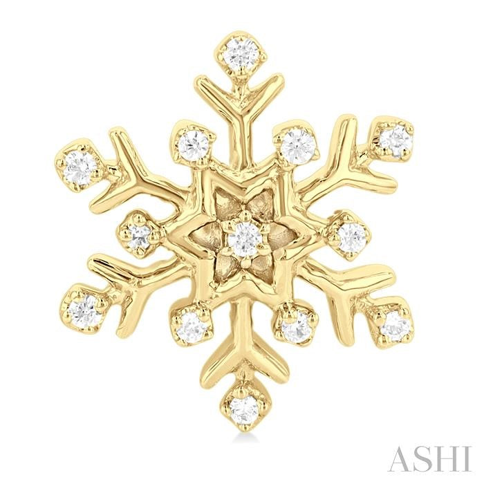 ASHI Snowflake Petite Diamond Fashion Earrings 641M8PPTSERYG