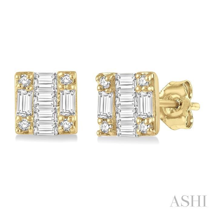 ASHI Fusion Petite Diamond Fashion Earrings 642B8PPTGERYG