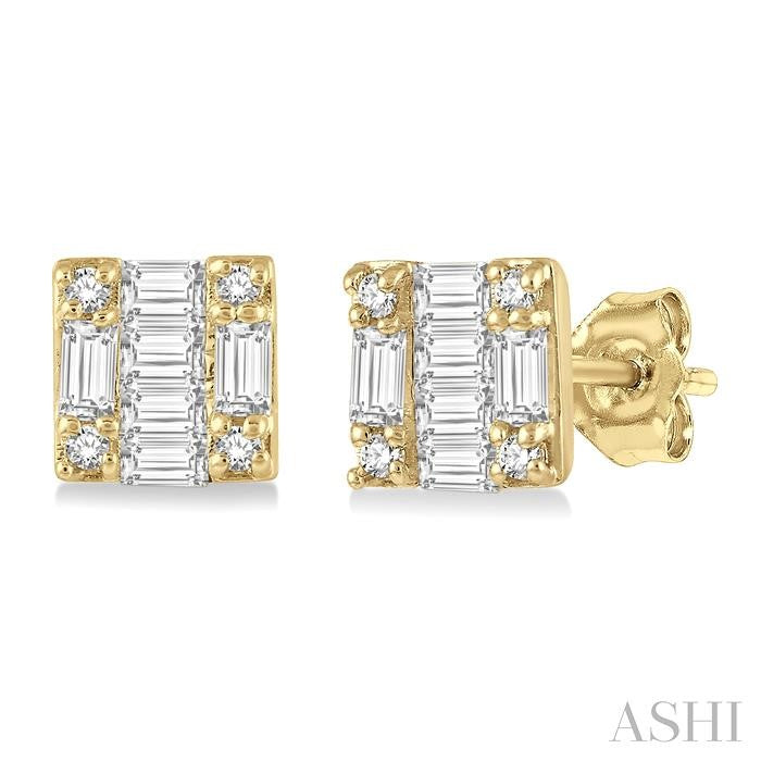 ASHI Fusion Petite Diamond Fashion Earrings 642B8PPTGERYG
