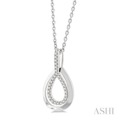 ASHI Pear Shape Petite Diamond Fashion Pendant 642P8PPTSPDWG