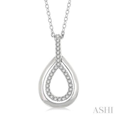 ASHI Pear Shape Petite Diamond Fashion Pendant 642P8PPTSPDWG