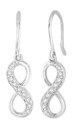 Parkplace Jewelers Infinity Petite Diamond Fashion Earrings 64968PPTXERWG