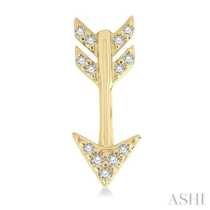 ASHI Arrow Petite Diamond Fashion Earrings 644H8PPTSERYG