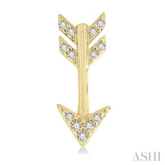 ASHI Arrow Petite Diamond Fashion Earrings 644H8PPTSERYG
