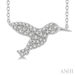 ASHI Hummingbird Petite Diamond Fashion Pendant 645L8PPTSPDWG