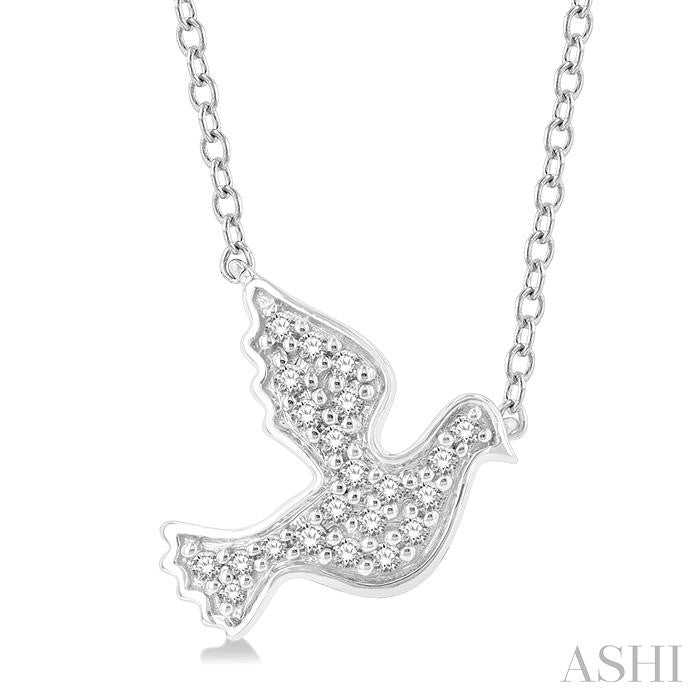ASHI Dove Petite Diamond Fashion Pendant 646L8PPTSPDWG