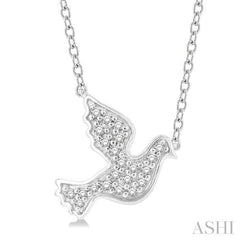 ASHI Dove Petite Diamond Fashion Pendant 646L8PPTSPDWG