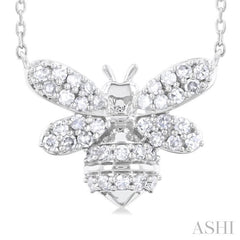 ASHI Bumble Bee Petite Diamond Fashion Pendant 646Q6PPTSPDWG