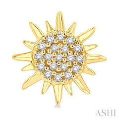 ASHI Sun Petite Diamond Fashion Earrings 647E8PPTSERYG