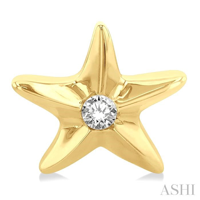 ASHI Starfish Petite Diamond Fashion Earrings 648H9PPTSERYG