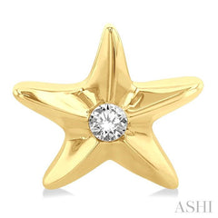 ASHI Starfish Petite Diamond Fashion Earrings 648H9PPTSERYG
