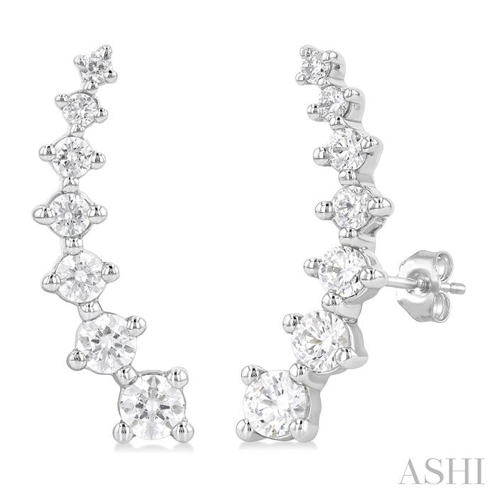 ASHI Diamond Fashion Ear Climbers 649C1PPFGERWG