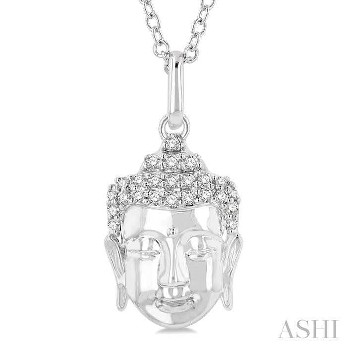 ASHI Buddha Petite Diamond Fashion Pendant 649F9PPTSPDWG