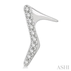 ASHI High Heel Petite Diamond Fashion Earrings 649M9PPTSERWG