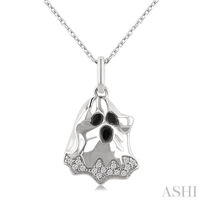 ASHI Ghost Petite Diamond Fashion Pendant 649U9PPTSPDWG