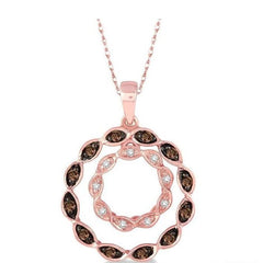 Parkplace Jewelers Circle Champagne Diamond Fashion Pendant 98098PPFSPDPG