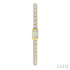 ASHI Rectangle Shape Diamond Fashion Hoop Earrings 660U4PPFGERYG-RCT