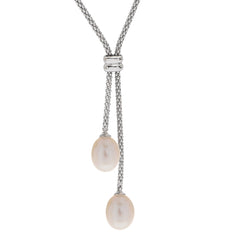 Parkplace Pearls Sterling Silver Freshwater Pearl Necklace 661133