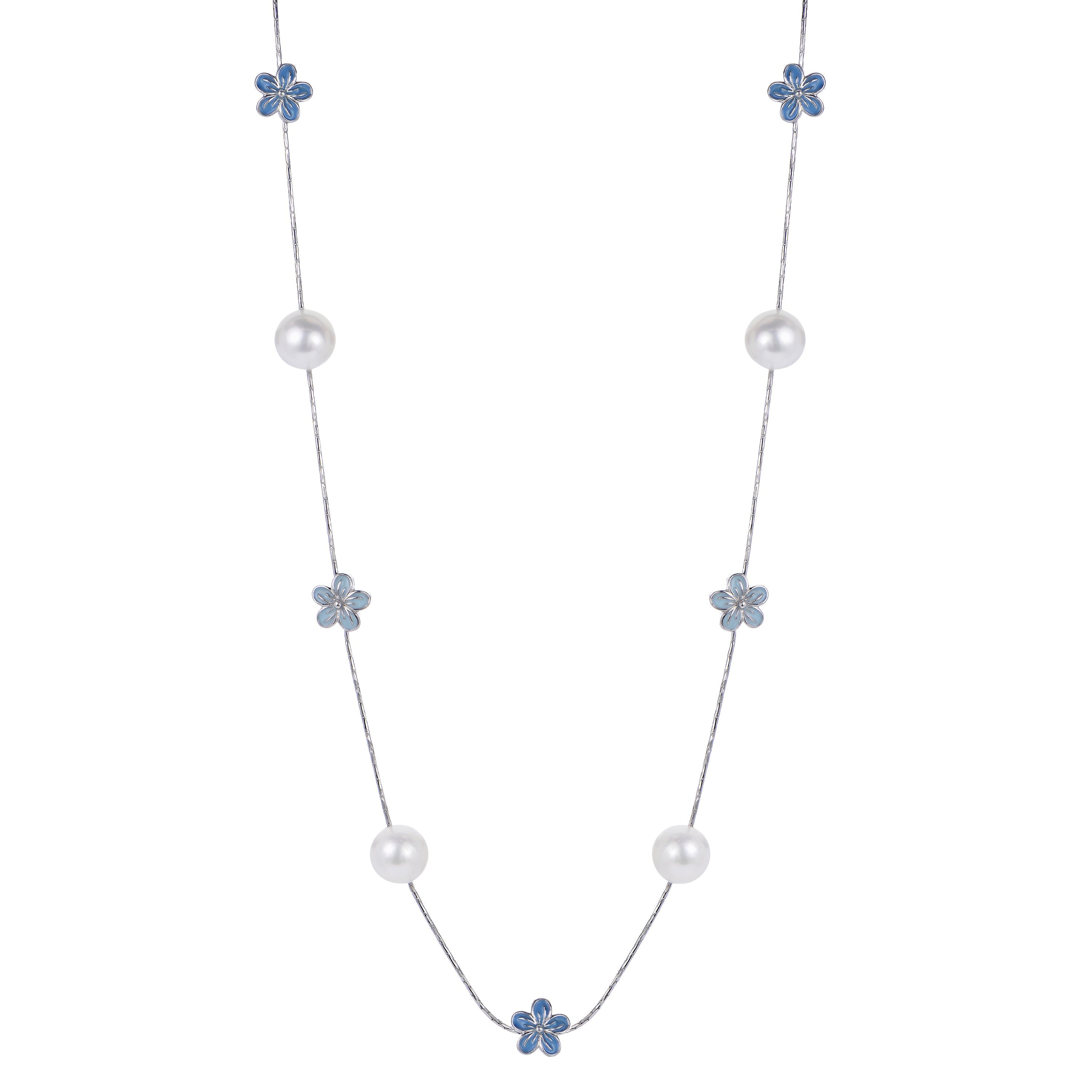 Parkplace Pearls Sterling Silver Freshwater Pearl Necklace 661193/FW