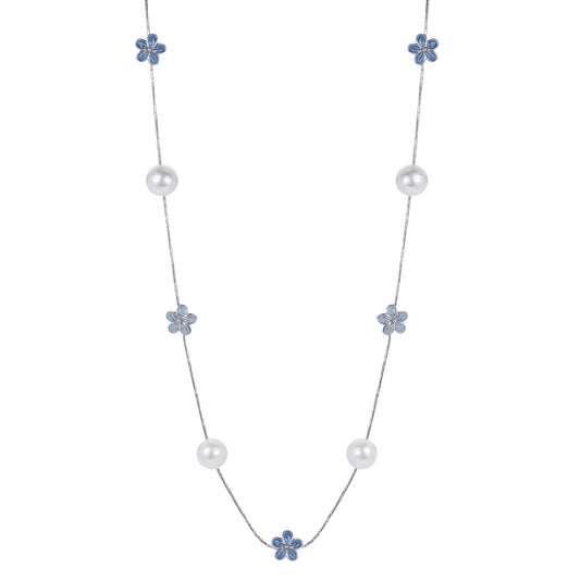 Parkplace Pearls Sterling Silver Freshwater Pearl Necklace 661193/FW