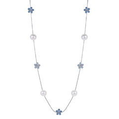 Parkplace Pearls Sterling Silver Freshwater Pearl Necklace 661193/FW