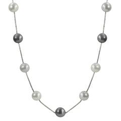 Parkplace Pearls Sterling Silver Freshwater Pearl Necklace 661559/BWG