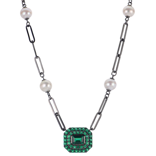 Parkplace Pearls Sterling Silver Freshwater Pearl Necklace 662155/FW