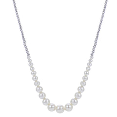 Parkplace Pearls Freshwater Pearl Brilliance Bead Graduated Necklace 662294/FW